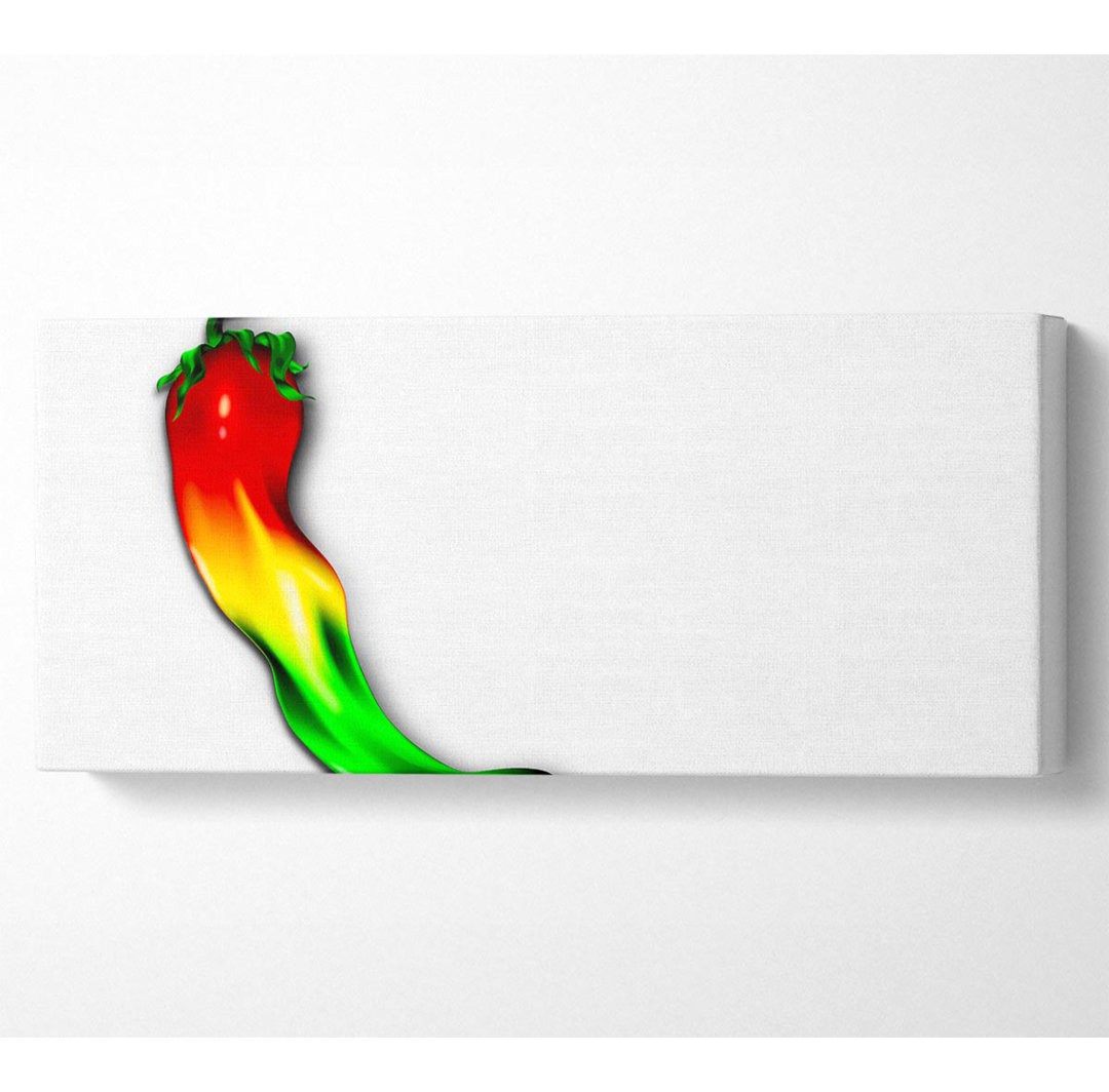 Chili Pepper Panoramaleinwand