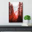 Mountain Through The Forest In Abstract - Wrapped Canvas-55308622