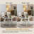 31.5" Circle Coffee Table for Living Room, 2-Tier Wood Accent Center Table with Open Storage-419119757