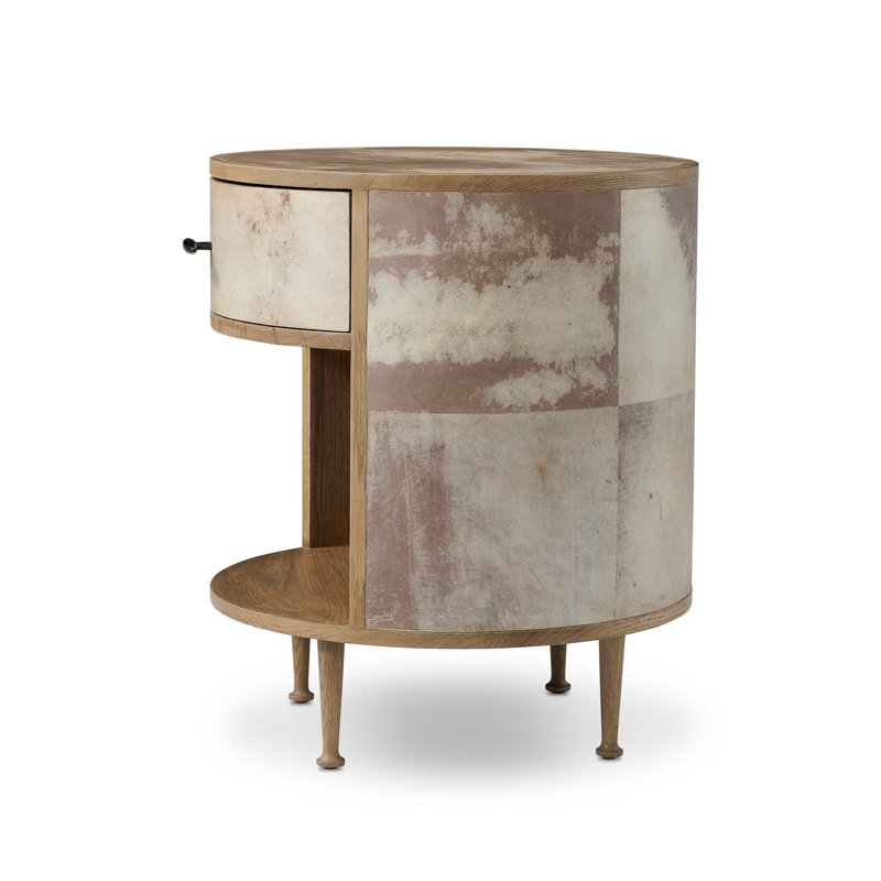 1 - Drawer Solid Wood Nightstand