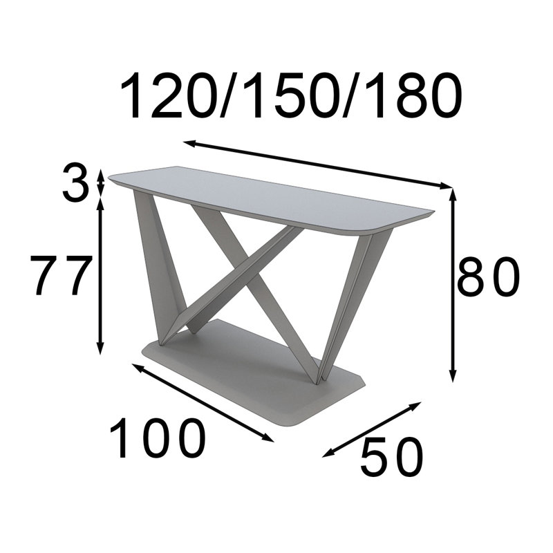 Imperium Console R20-100, 32" H x 50" W x 20" D