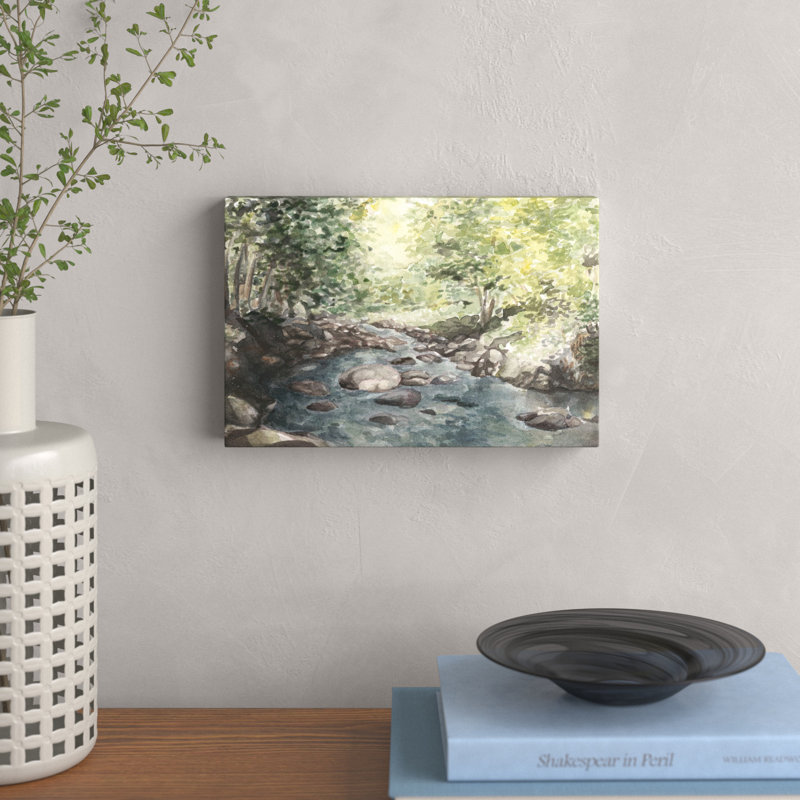 'Virginia Woods IV' by Natasha Chabot - Painting Print, Wrapped Canvas, 20cm H x 30cm W