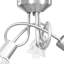 Sharla Glass Semi Flush Mount