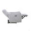 Fauteuil inclinable électrique en chenille gris Eastre avec port USB