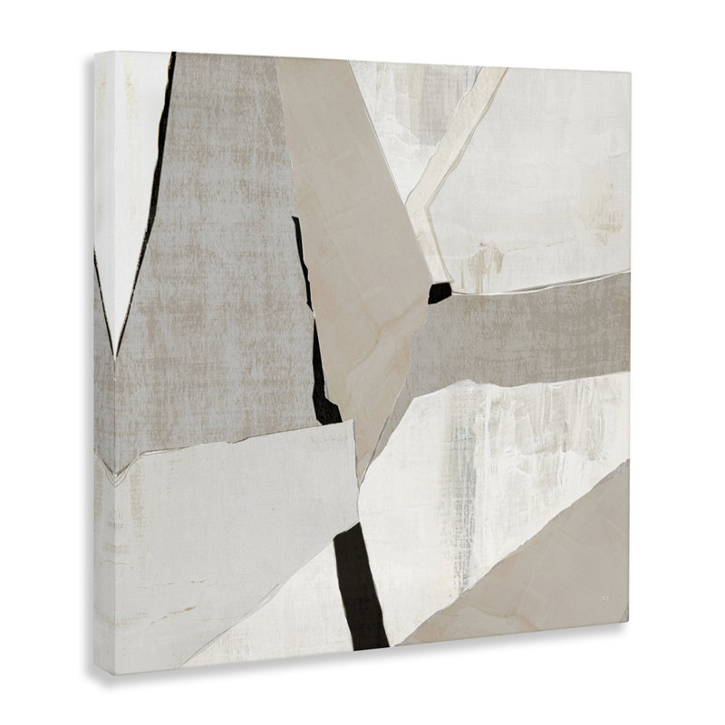 «Rugged Shapes in Beige», art mural par Susan Jill, H 36 po x l 36 po