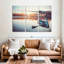 «Summer Lake Fishing», 3 pièces sur toile-98562816