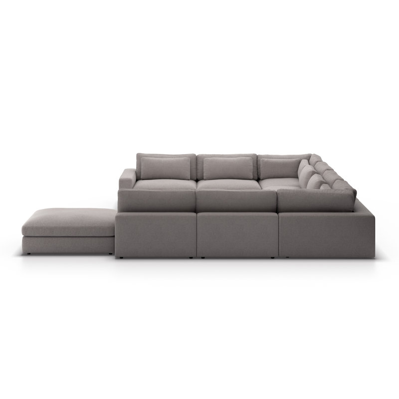 Bloor Modular Sectional, Chess Pewter