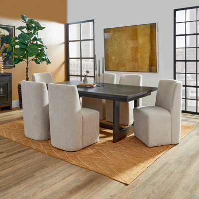 Waterfall 7 Piece Rectangular Dining Set