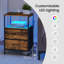 39.6 cm W Bedside Table-700064275