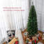 Sapin de Noël artificiel non éclairé avec branches réalistes et base en acier-119278214
