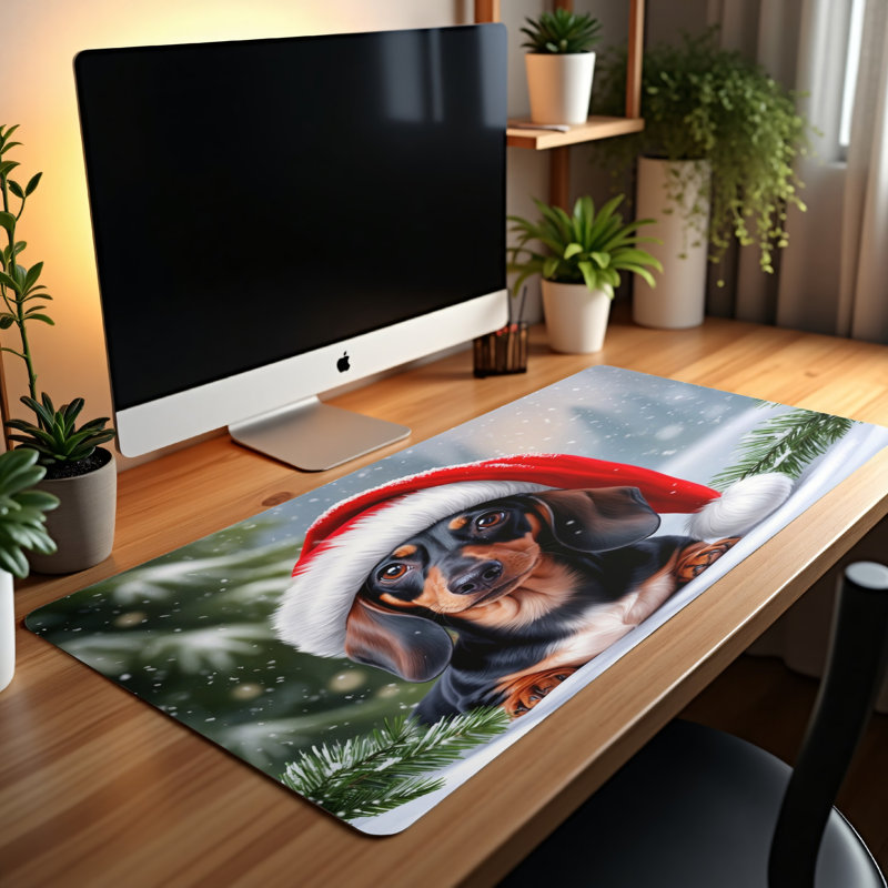 Polyester Desk Pad, 14.4x12.1