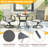 Hesson Outdoor Dining Table-1848376283
