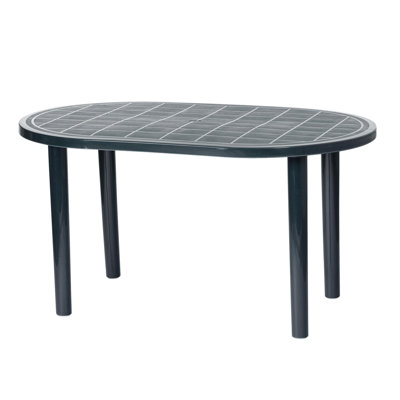Oval Outdoor Dining Table , 90cm W 140cm D