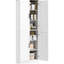 Unité de rangement de cuisine, autoportante 67 po avec 4 portes et tablettes réglables, blanc pour garde-manger pratique, plus d'espace