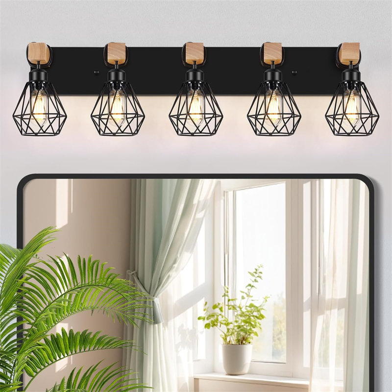 Dimmable Vanity Light, 5 Lights