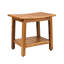 Banc de douche en teck l 20 po