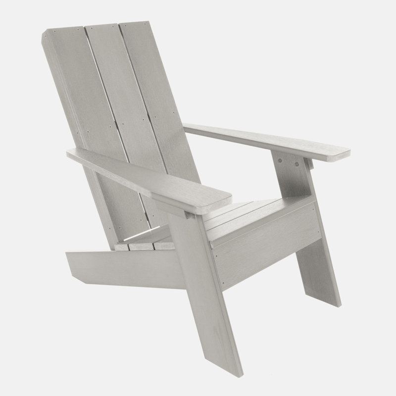 Calafell Outdoor Adirondack Set, Harbor Gray