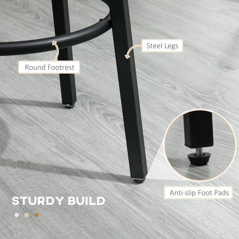 Alante Counter Stool with Metal Frame