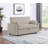 Hartigan Boucle Upholstered Sleeper Sofa Bed Latte-444933723