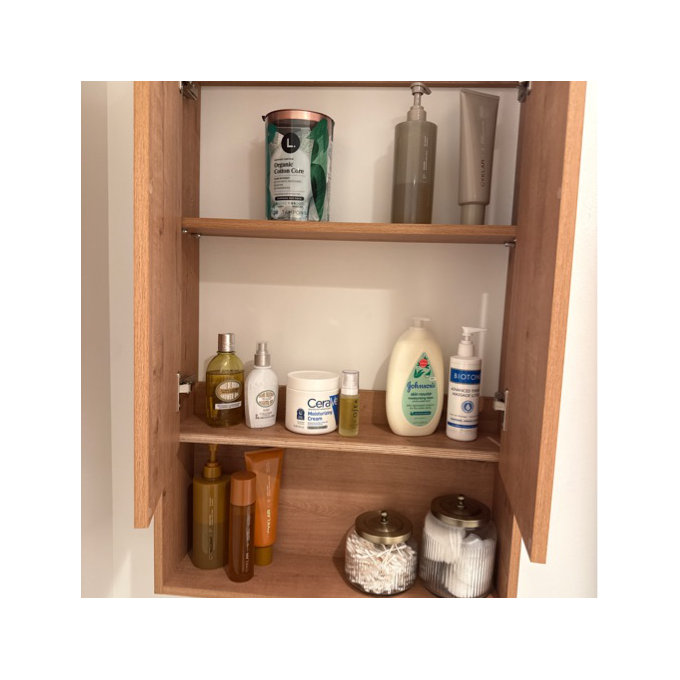 24" Wall-Mounted Bathroom Cabinet