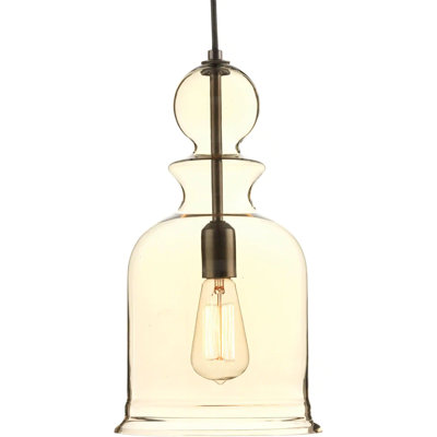 Tilman Single Light Glass Dimmable Pendant