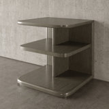 Cannello Wood End Table with Shelf