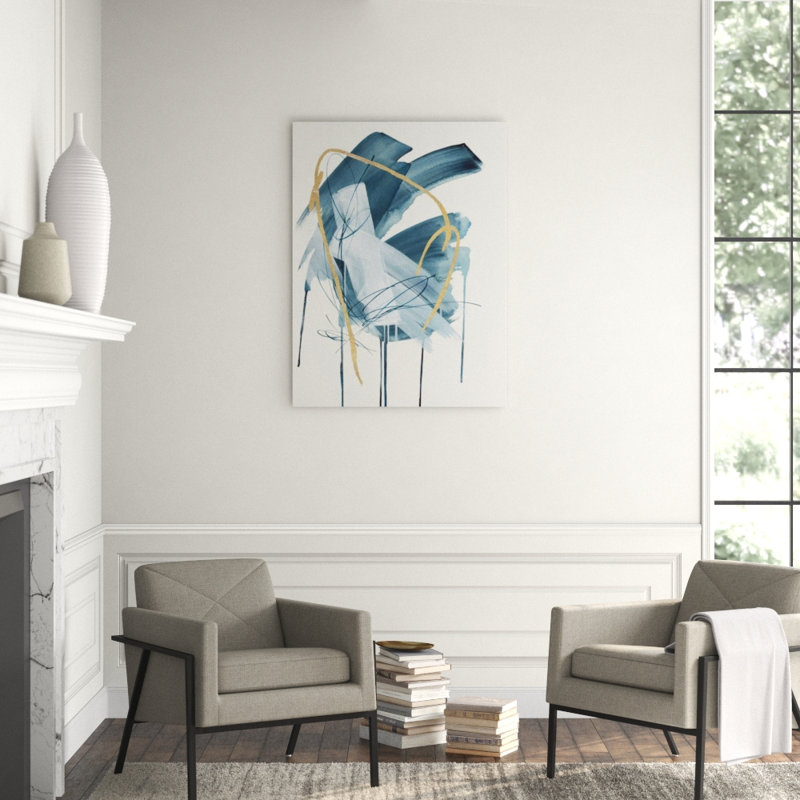 Neutral Blooms III Print by Janice Sadler, Glass Coat, 53" H x 40" W x 1.5" D