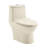 Ivy One Piece Toilet Dual Vortex Flush 1.1/1.6 gpf in Bisque-54187596-63694537-99988544