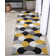 Good Vibes Christifer Geometric Gold/Gray/Black Area Rug