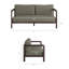Ensemble de mobilier de jardin Kona 5 pièces en teck et frêne-345847628