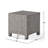 Outdoor 19" Cast Aluminum Side Table-1432878085