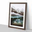 Oeschinen Lake in Switzerland in Abstract - Picture Frame Graphic Art Print-55723759-55723755
