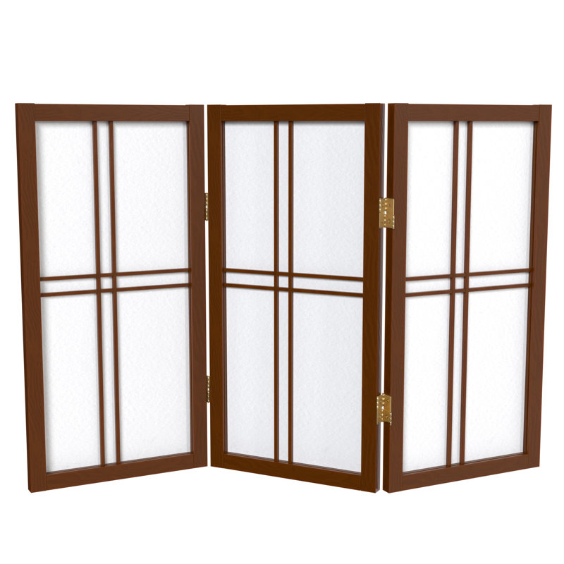 Paravent court 24 po Keitez, Noyer, 3