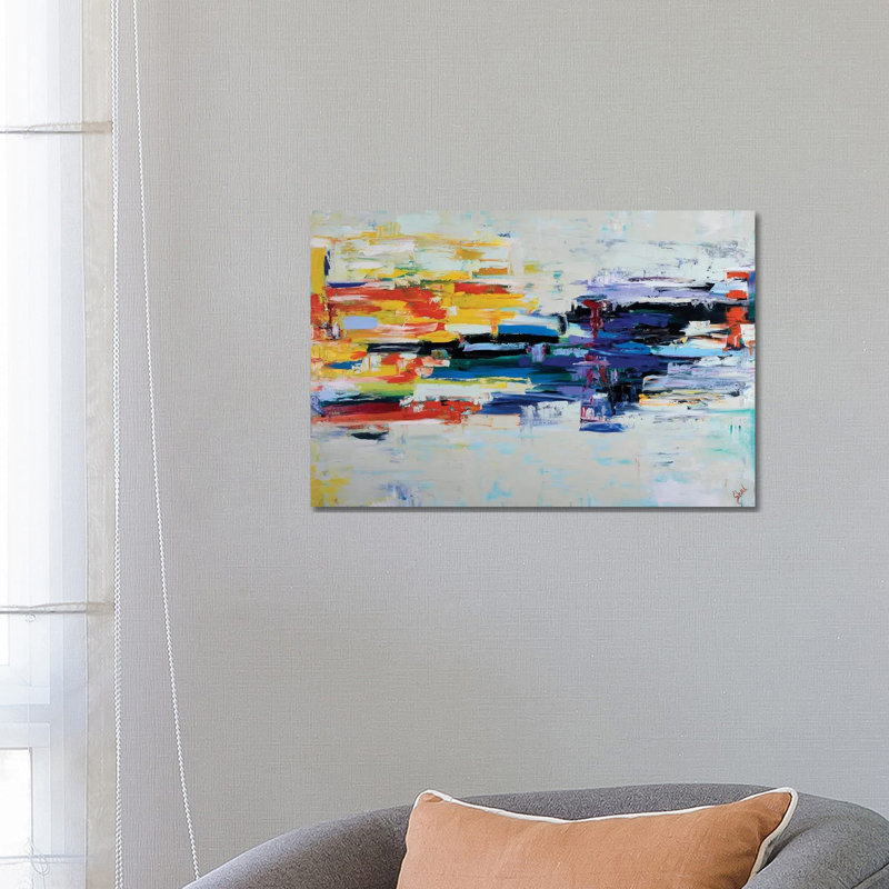 LA Rush Hour par Shalimar Legaspi - reproduction sur toile tendue, H 18 po x l 26 po x P 1,5 po