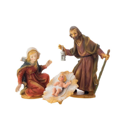 4-tlg. Figuren-Set Heilige Familie