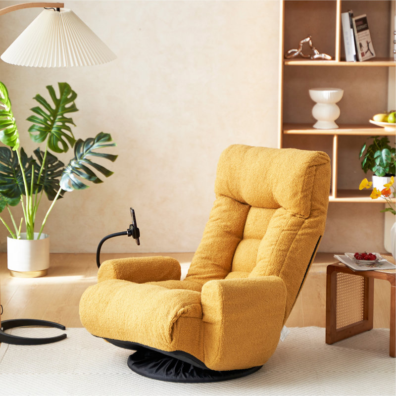 Adjustable Head And Waist, Game Chair, Lounge Chair In The Living Room, 360 Degree Rotatable Sofa Chair, Rotatable Seat Leisure Chair Deck Chair