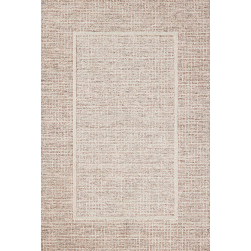 Chris Loves Julia x Loloi Briggs Blush / Ivory Area Rug, Rectangle 5' x 7'6"