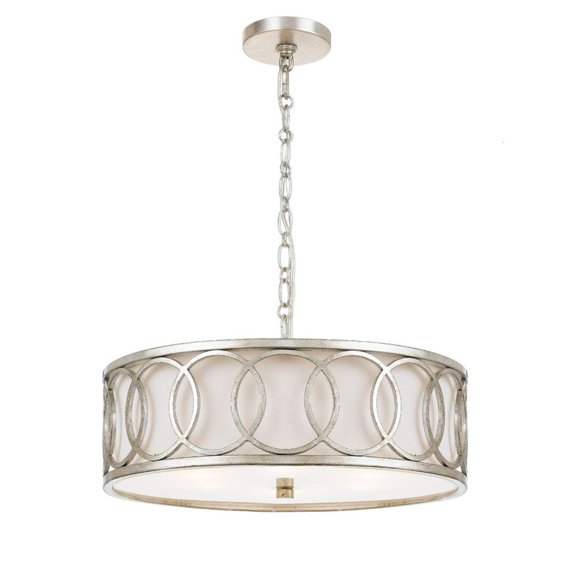 Luminaire tambour suspendu 6 lumières Savino