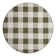 Tereon Checkered Machine Made Power Loom Polypropylene Plastic Indoor/Outdoor Area Rug in Green