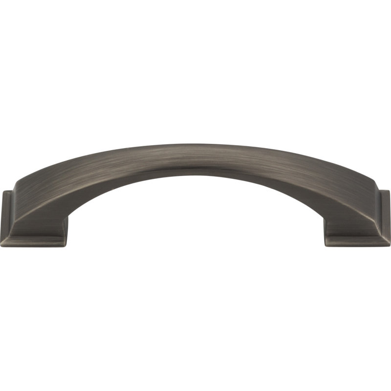Roman Arch Pull, Brushed Pewter, 3 3/4"