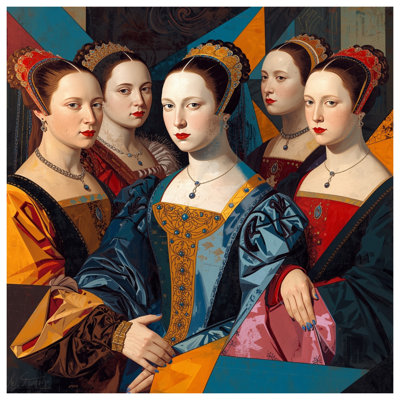 Coussins décoratifs Renaissance Style Portraits