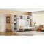 Grand lit escamotable mural avec armoires