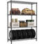 Étagère de garage robuste de 1400 lb, support en métal réglable à 4 niveaux pour des solutions de rangement durables et polyvalentes-1019157218