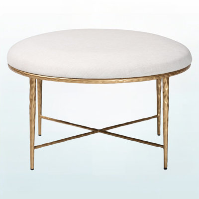 Agatha Modern Rustic Accent Ottoman
