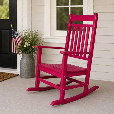 Chaise berçante d'extérieur en PEHD Margherita