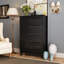 Commode 5 tiroirs avec finition noire-2100891985