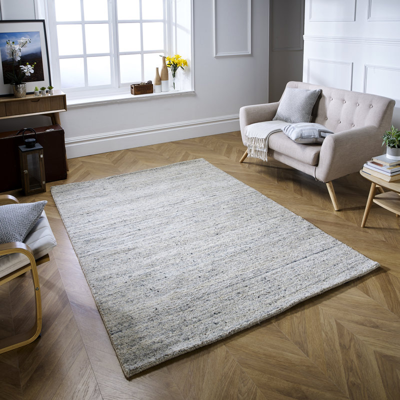 Bober Solid Colour Hand Woven Area Rug, Rectangle 160 x 230 cm