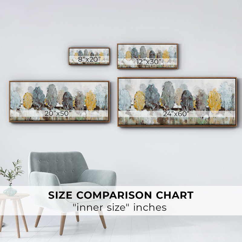Golden Hour- Framed Canvas, 24" H x 60" W