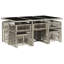 11 Piece Garden Dining Set with Cushions Poly Rattan-988395383-988395384