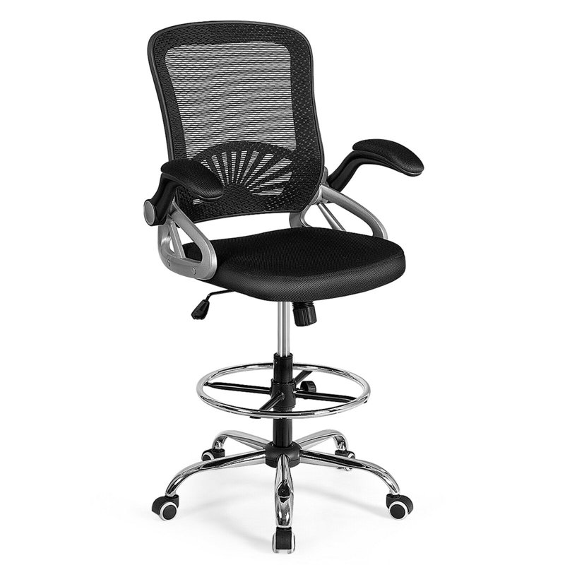 Chaise de dessinateur en maille mid Deana